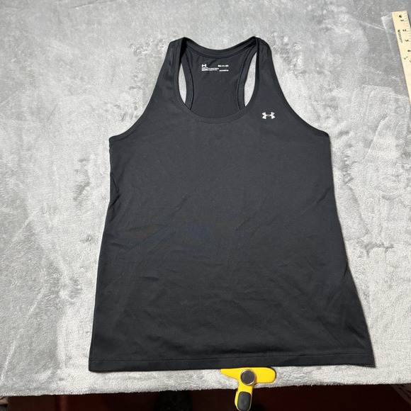 Under Armour Tops - Under Armour Tank Top Shirt Small Adult‎ Black Fitted Heatgear Womens Athletic